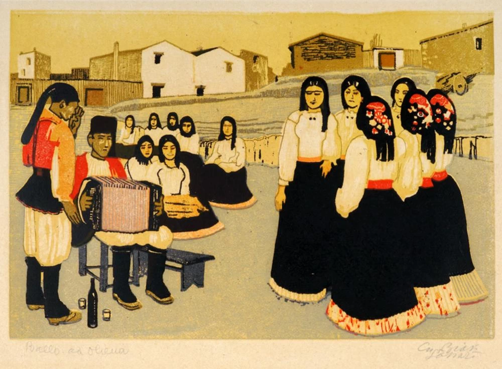 Ballo ad Oliena, 1930